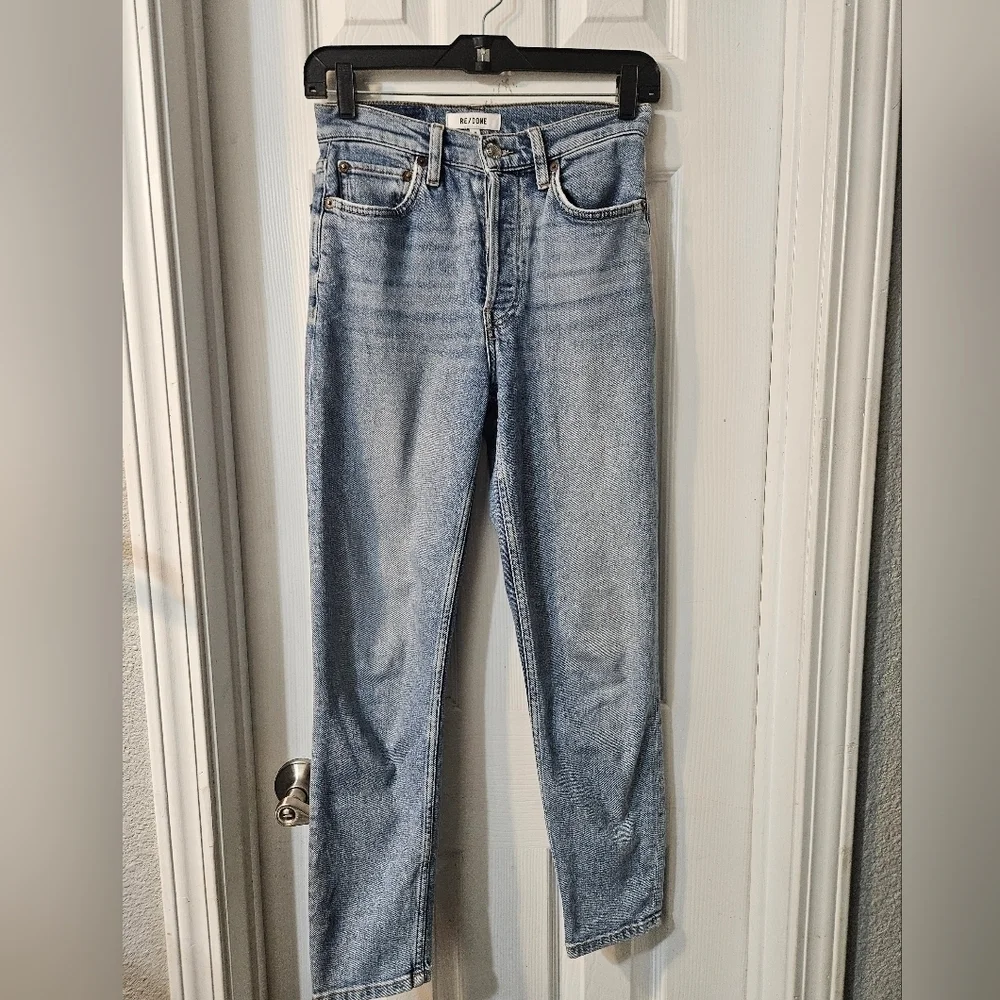 Re/Done 90s high rise ankle crop size 25
